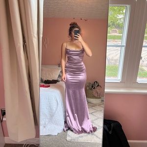 LILAC PROM DRESS